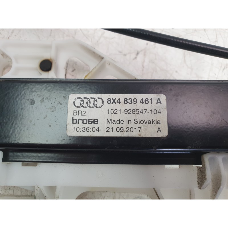 Recambio de elevalunas trasero izquierdo para audi a1 sportback (8xa, 8xf) 1.6 tdi referencia OEM IAM 8X4839461A 8K0959812A 