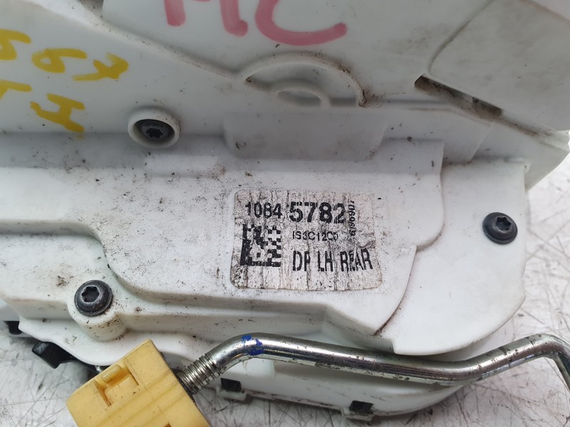 Recambio de cerradura puerta trasera izquierda para mg zs suv (azs1) 1.0 t-gdi referencia OEM IAM 10845782  
