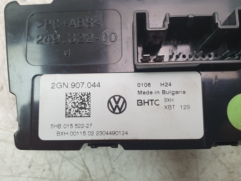 Recambio de mando climatizador para volkswagen t-cross (c11, d31) 1.0 tsi referencia OEM IAM 2GN907044XBT  