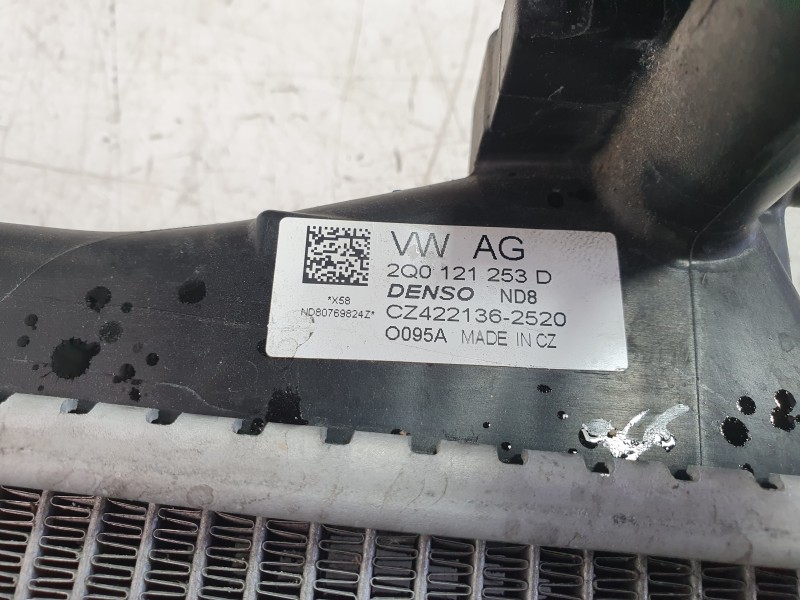 Recambio de radiador agua para volkswagen t-cross (c11, d31) 1.0 tsi referencia OEM IAM 2Q0121253D  550232