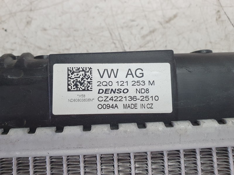 Recambio de radiador agua para volkswagen t-cross (c11, d31) 1.0 tsi referencia OEM IAM 2Q0121253M CZ4221362510 AD124R002/550217