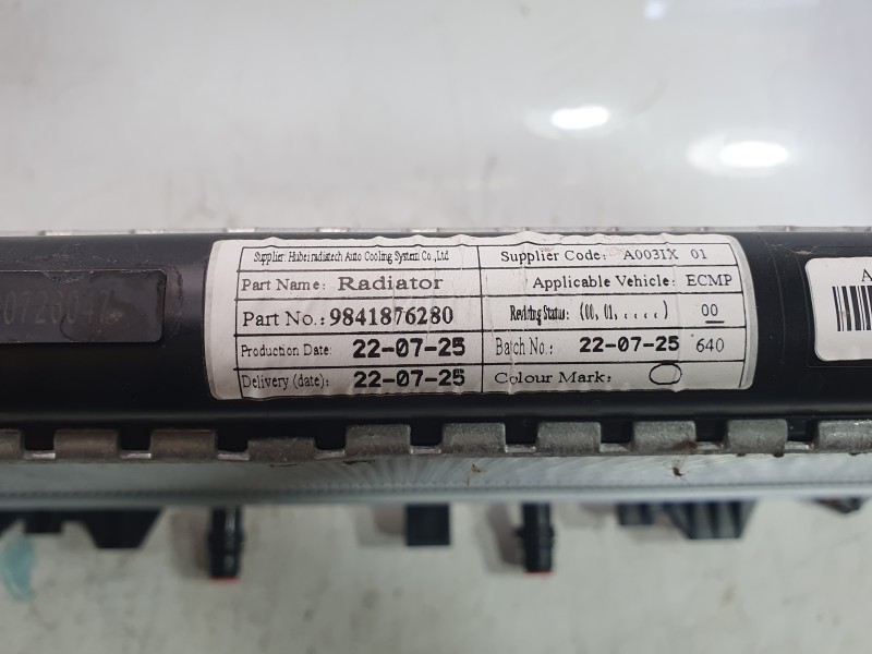Recambio de radiador agua para citroën c4 x e-shine referencia OEM IAM 9841876280 9826946880 550466