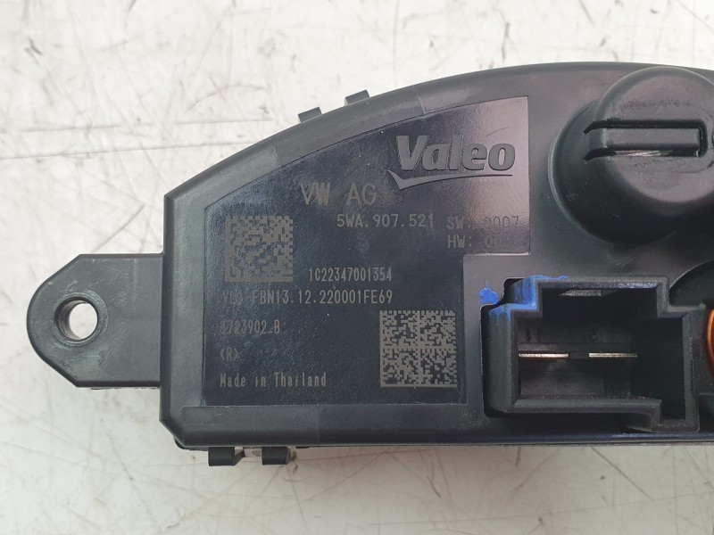Recambio de resistencia calefaccion para volkswagen t-cross (c11, d31) 1.0 tsi referencia OEM IAM 5WA907521 1C22347001354 DLF790