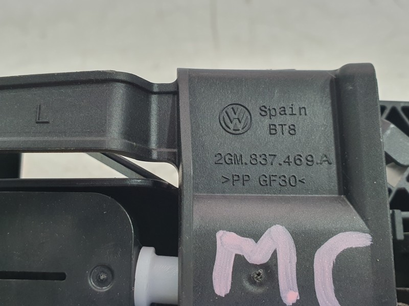 Recambio de maneta exterior delantera izquierda para volkswagen t-cross (c11, d31) 1.0 tsi referencia OEM IAM 2G0837205G  