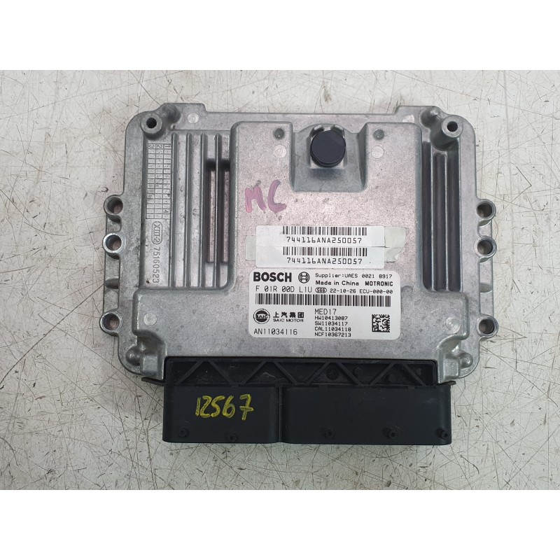 Recambio de centralita motor uce para mg zs suv (azs1) 1.0 t-gdi referencia OEM IAM AN11034116 F01R00DL1U 