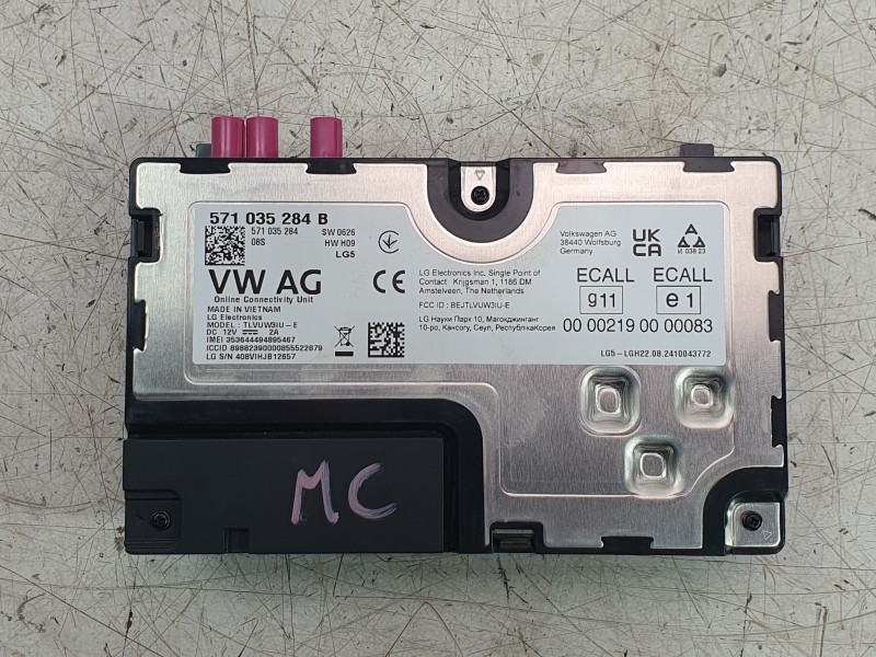 Recambio de modulo electronico para skoda octavia iv (nx3, nn3, pv3) 2.0 tdi referencia OEM IAM 571035284B 408VIHJB12657 