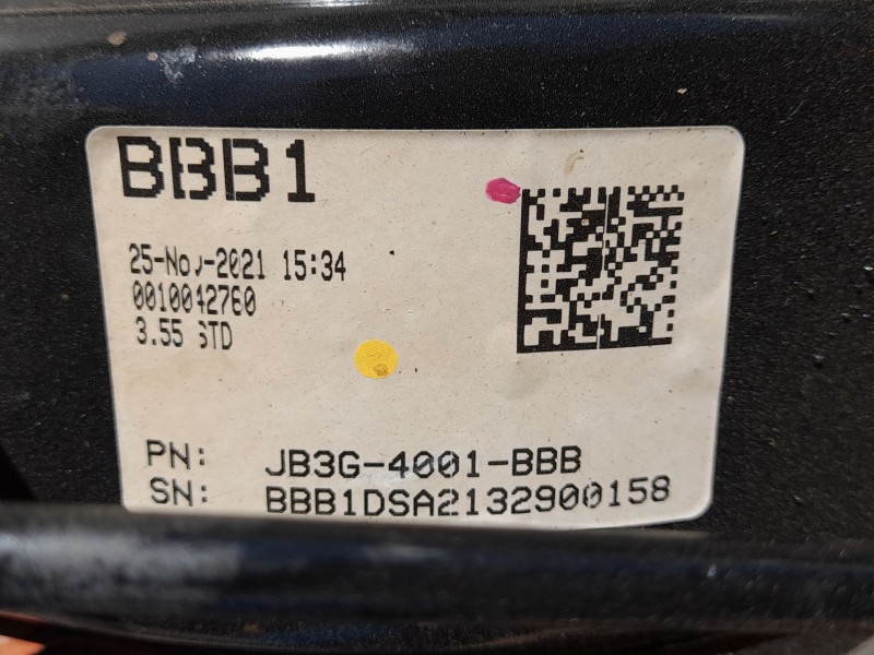Recambio de diferencial trasero para ford ranger (tke) 2.0 ecoblue 4x4 referencia OEM IAM JB3G4001BBB  