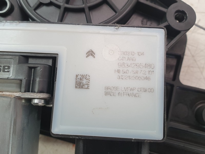 Recambio de elevalunas trasero izquierdo para citroën c4 x 1.2 hybrid 136 136 ch gasolina/eléctrico (2024) referencia OEM IAM 98