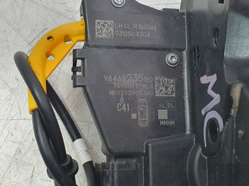 Recambio de cerradura puerta trasera izquierda para citroën c4 x 1.2 hybrid 136 136 ch gasolina/eléctrico (2024) referencia OEM 
