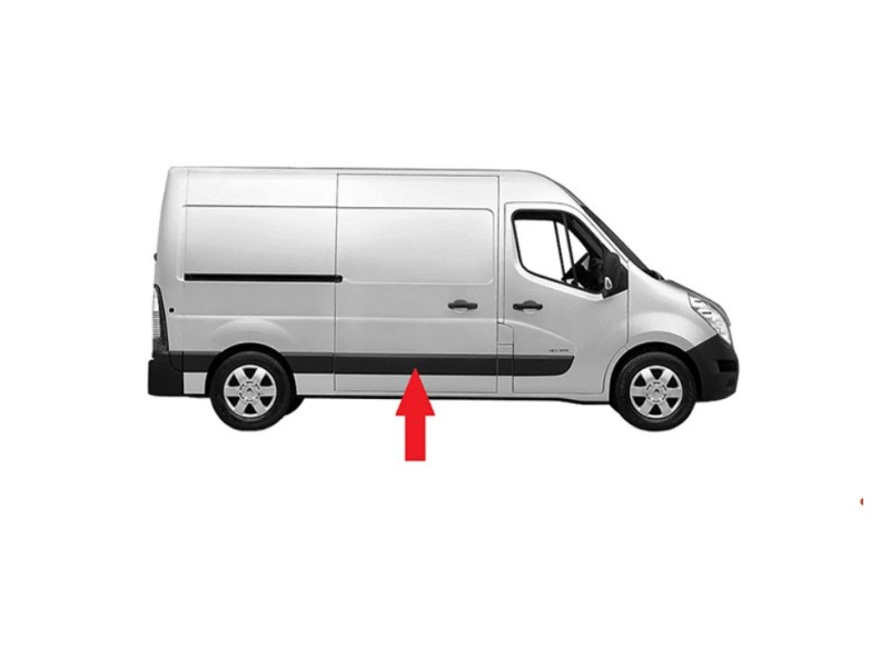 Recambio de moldura para renault master kasten referencia OEM IAM 828200148R  107199293D/2373006/3093006/5633006/RN9541453