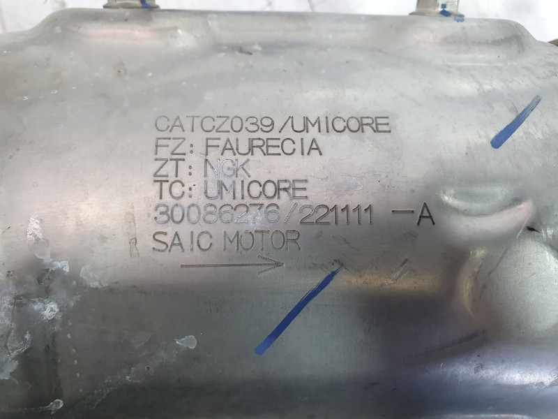 Recambio de catalizador para mg zs suv (azs1) 1.0 t-gdi referencia OEM IAM 10341600  