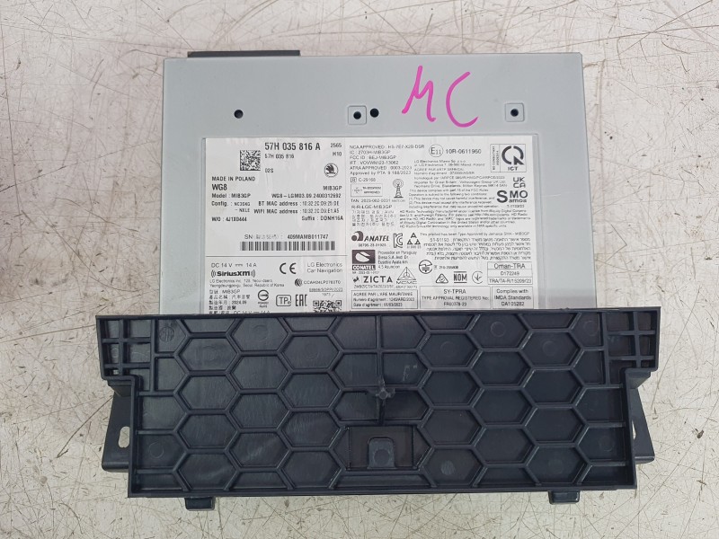 Recambio de sistema navegacion gps para skoda octavia iv (nx3, nn3, pv3) 2.0 tdi referencia OEM IAM 57H035816A  