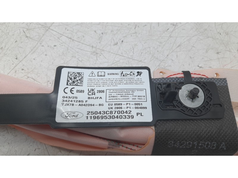 Recambio de airbag cortina delantero derecho para ford focus iv (hn) 1.0 ecoboost mhev referencia OEM IAM 2474204  