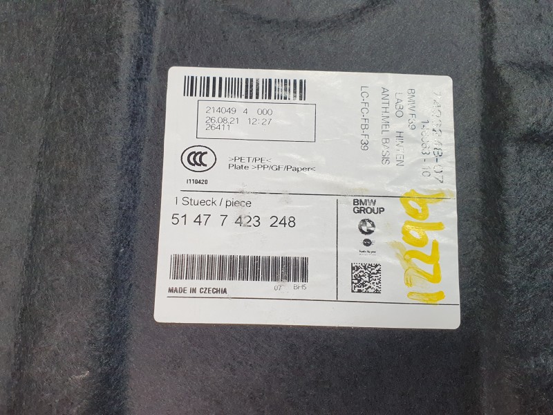 Recambio de guarnecido porton trasero para bmw x2 (f39) sdrive 18 d referencia OEM IAM 51477423248 742324807 