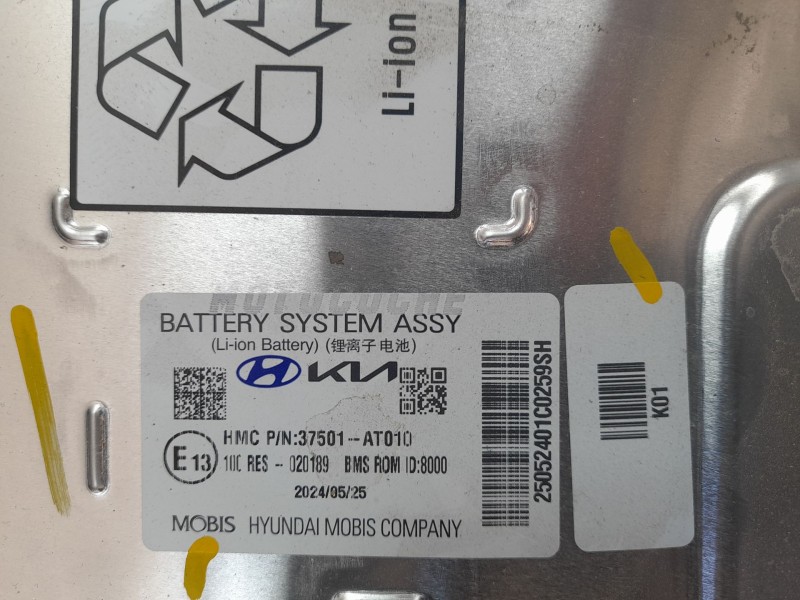 Recambio de bateria para kia niro ii (sg2) 1.6 gdi hybrid referencia OEM IAM 37501AT010  