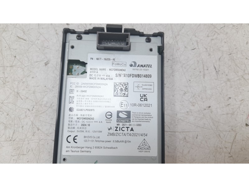 Recambio de modulo electronico para ford focus iv (hn) 1.0 ecoboost mhev referencia OEM IAM NX7T19J235AE  