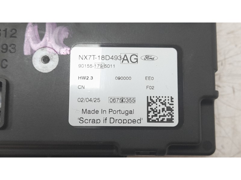 Recambio de modulo electronico para ford focus iv (hn) 1.0 ecoboost mhev referencia OEM IAM NX7T18D493BG  
