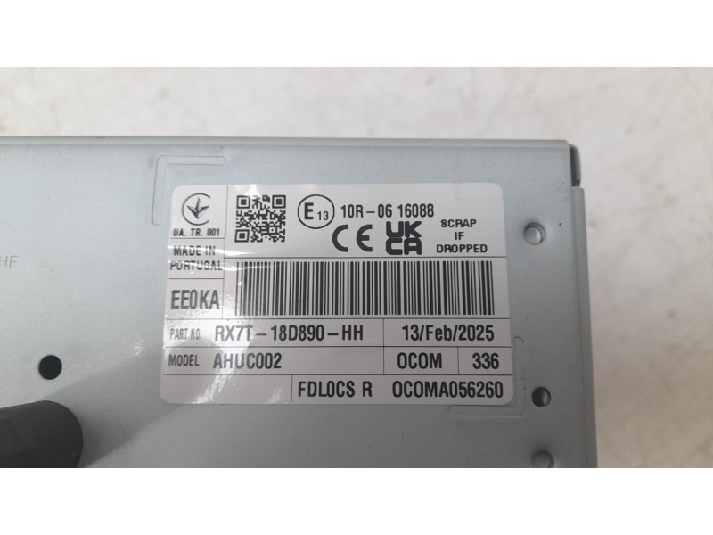 Recambio de sistema navegacion gps para ford focus iv (hn) 1.0 ecoboost mhev referencia OEM IAM RX7T18D890HH  