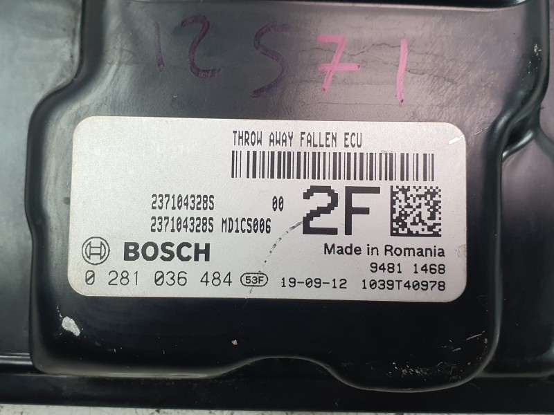 Recambio de centralita motor uce para renault kangoo express (fw0/1_) 1.5 dci 95 (fw16) referencia OEM IAM 237104328S  