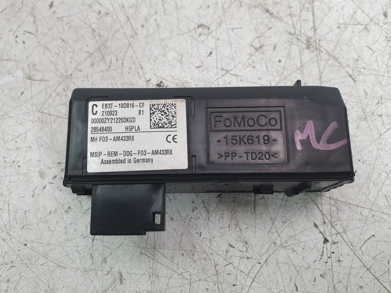 Recambio de modulo electronico para ford ranger (tke) 2.0 ecoblue 4x4 referencia OEM IAM EB3T18D816CF 28548400 