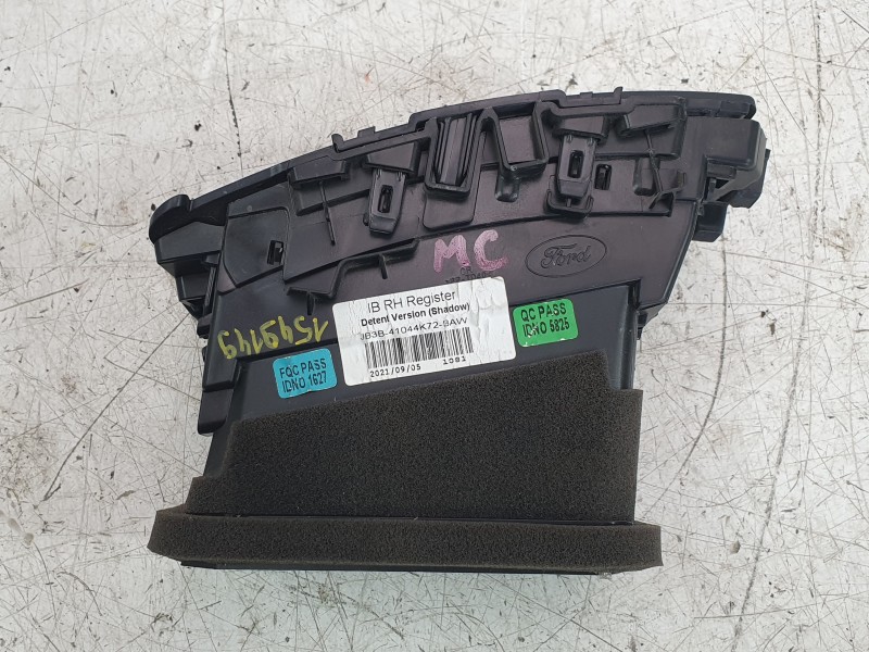 Recambio de aireador central derecho para ford ranger (tke) 2.0 ecoblue 4x4 referencia OEM IAM JB3B41044K72BAW  