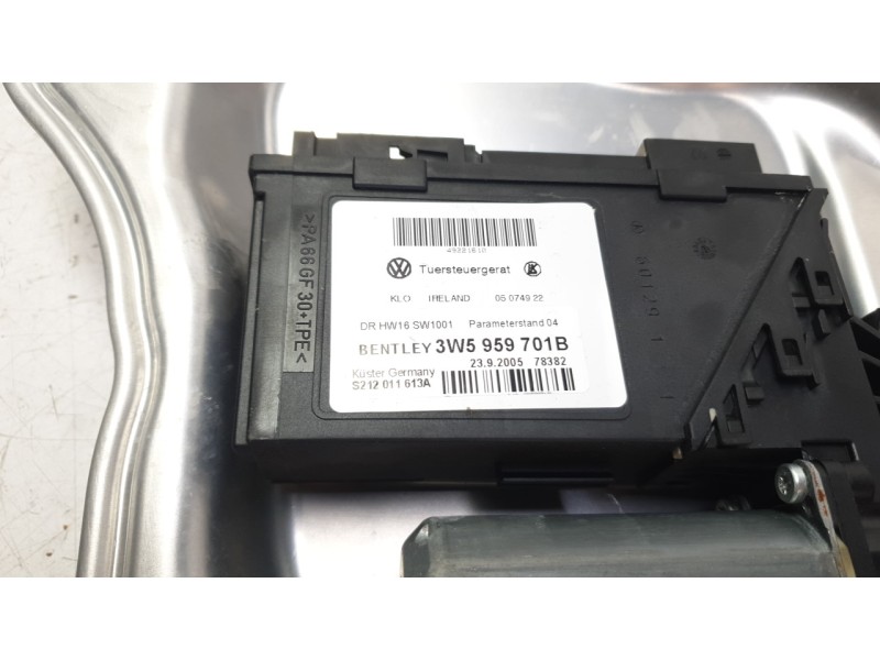 Recambio de elevalunas delantero izquierdo para bentley continental flying spur (3w_) 6.0 referencia OEM IAM 3W5837461C  