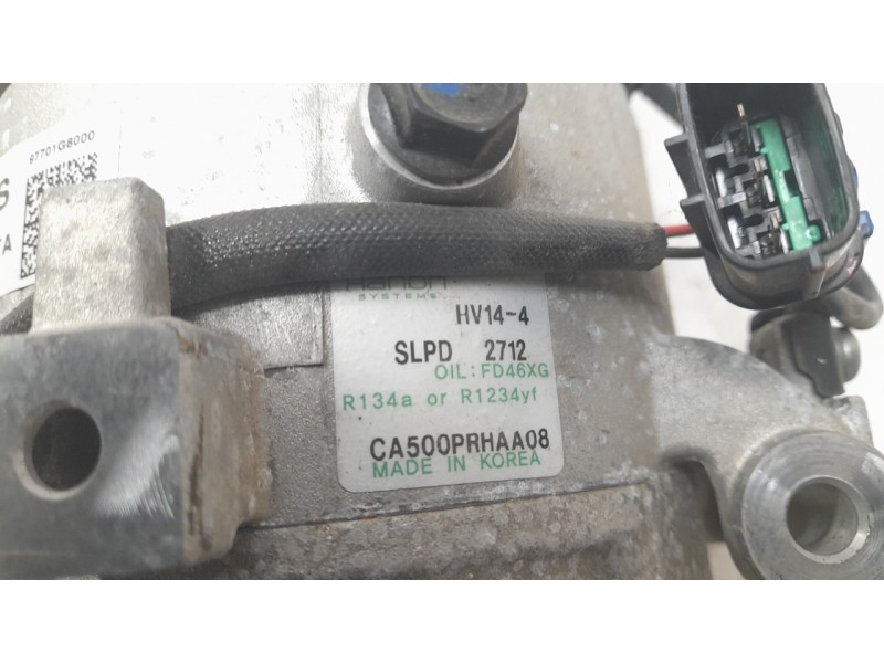 Recambio de compresor aire acondicionado para hyundai i30 (pde, pd, pden) 2.0 n referencia OEM IAM 97701G8000 CA500PRHAA08 CAF96