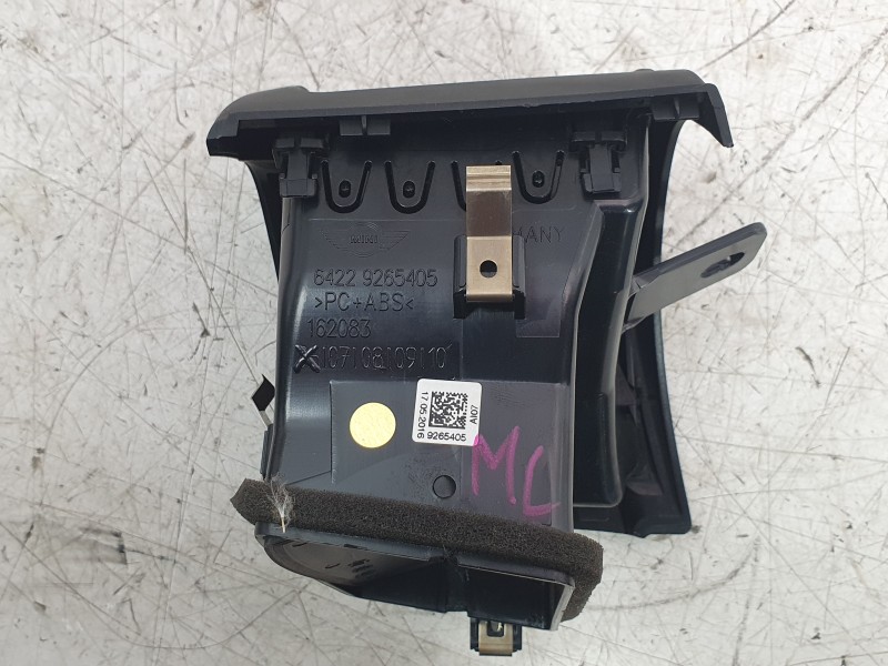 Recambio de aireador central izquierdo para mini mini (f55) cooper d referencia OEM IAM 64229265405  