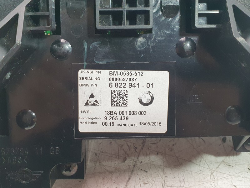 Recambio de cuadro instrumentos para mini mini (f55) cooper d referencia OEM IAM 682294101  