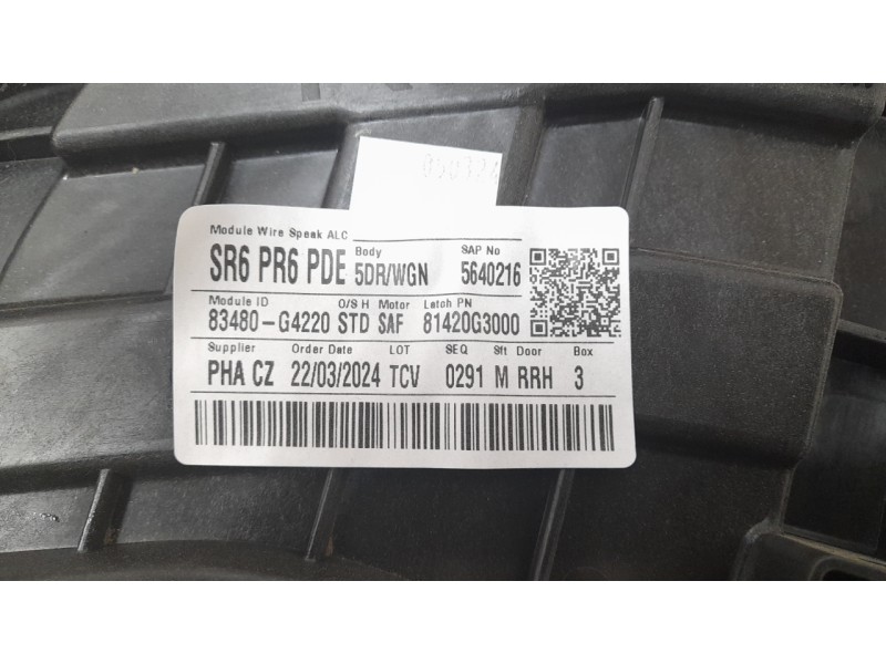 Recambio de elevalunas trasero derecho para hyundai i30 (pde, pd, pden) 2.0 n referencia OEM IAM 83481G4010 9360100100 