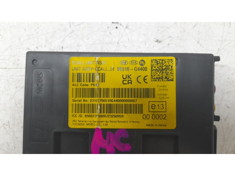 Recambio de modulo electronico para hyundai i30 (pde, pd, pden) 2.0 n referencia OEM IAM 96510G4400  