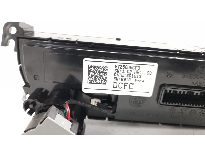 Recambio de mando climatizador para kia niro referencia OEM IAM 97250G5CF0  