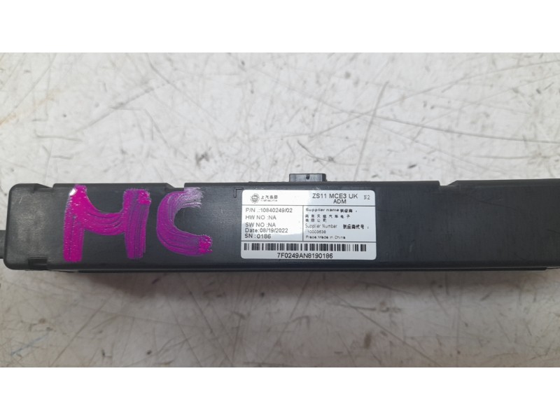 Recambio de modulo electronico para mg zs suv (azs1) 1.5 vti referencia OEM IAM 10840249  