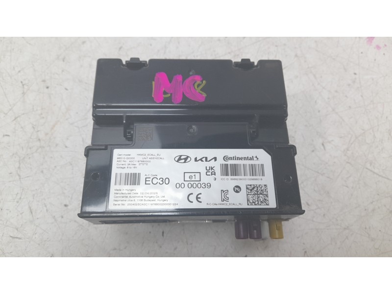 Recambio de modulo electronico para hyundai bayon 1.2 mpi 79 cv maxx (2024) referencia OEM IAM 96510Q0300 A3C1197680000 