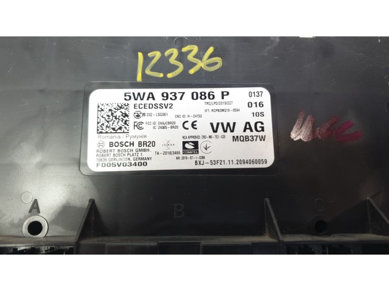 Recambio de modulo electronico para volkswagen golf viii (cd1, da1) 2.0 tdi referencia OEM IAM 5WA937086P  