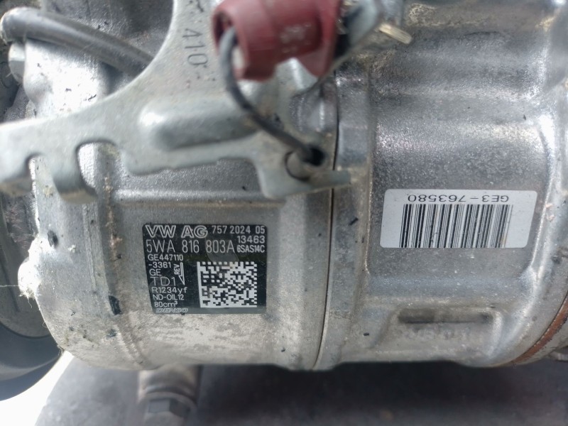 Recambio de compresor aire acondicionado para seat leon (kl1, klg) 1.0 tsi referencia OEM IAM   