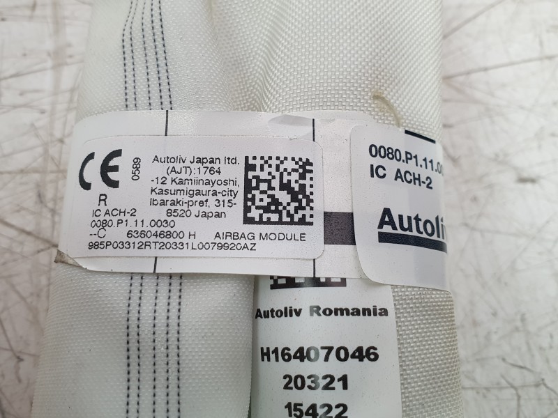 Recambio de kit airbag para renault clio v (b7_) 1.5 blue dci 85 (b7ag) referencia OEM IAM 681001535R  