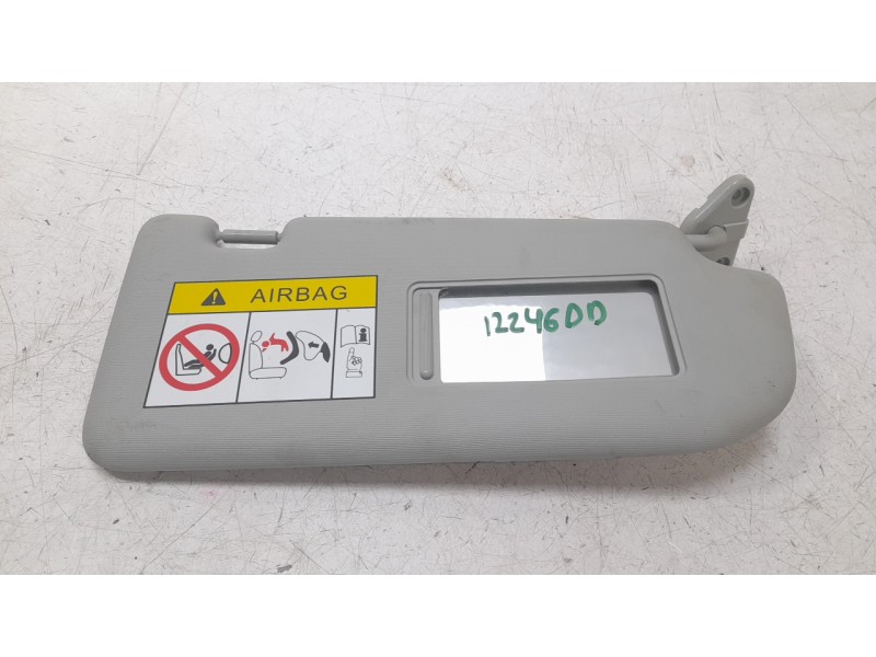 Recambio de parasol derecho para mg zs suv (azs1) 1.5 vti referencia OEM IAM 10524502  