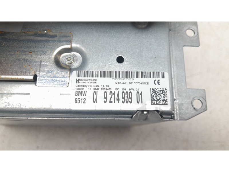Recambio de sistema audio / radio cd para bmw z4 roadster (e89) sdrive 23 i referencia OEM IAM 921493901 100991 