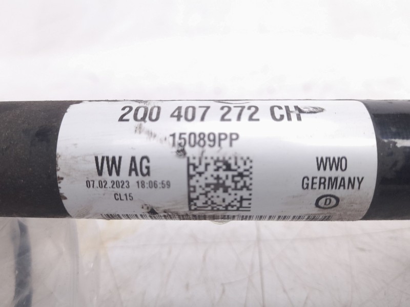 Recambio de transmision delantera derecha para volkswagen taigo (cs1) 1.0 tsi referencia OEM IAM 2Q0407272CH  
