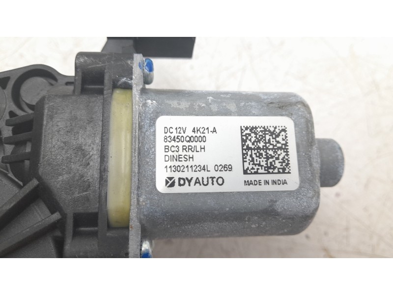 Recambio de elevalunas trasero izquierdo para hyundai bayon 1.2 mpi 79 cv maxx (2024) referencia OEM IAM 83403Q0010  