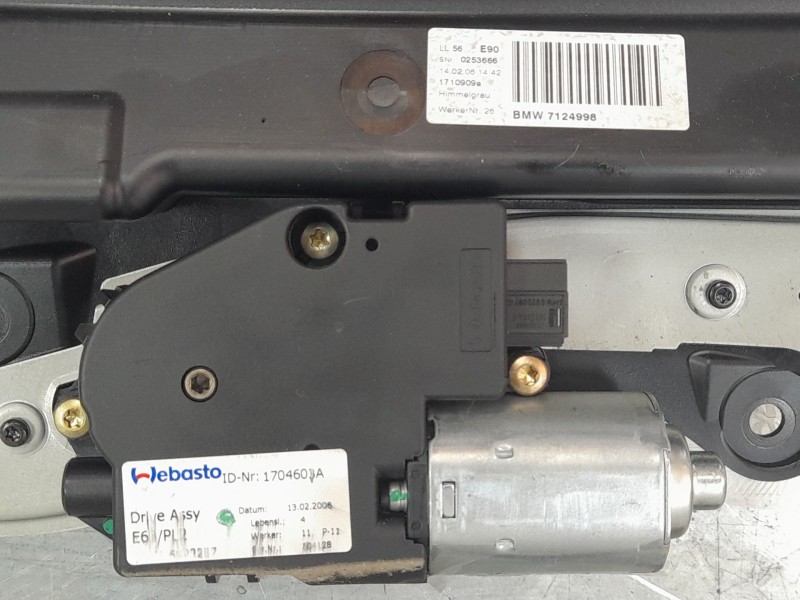 Recambio de techo electrico para bmw 3 (e90) 320 d referencia OEM IAM 54137145920  