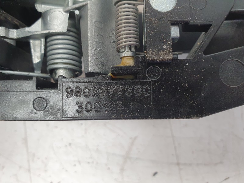 Recambio de maneta exterior trasera izquierda para opel crossland x / crossland (p17, p2qo) 1.2 (75) referencia OEM IAM 98029783
