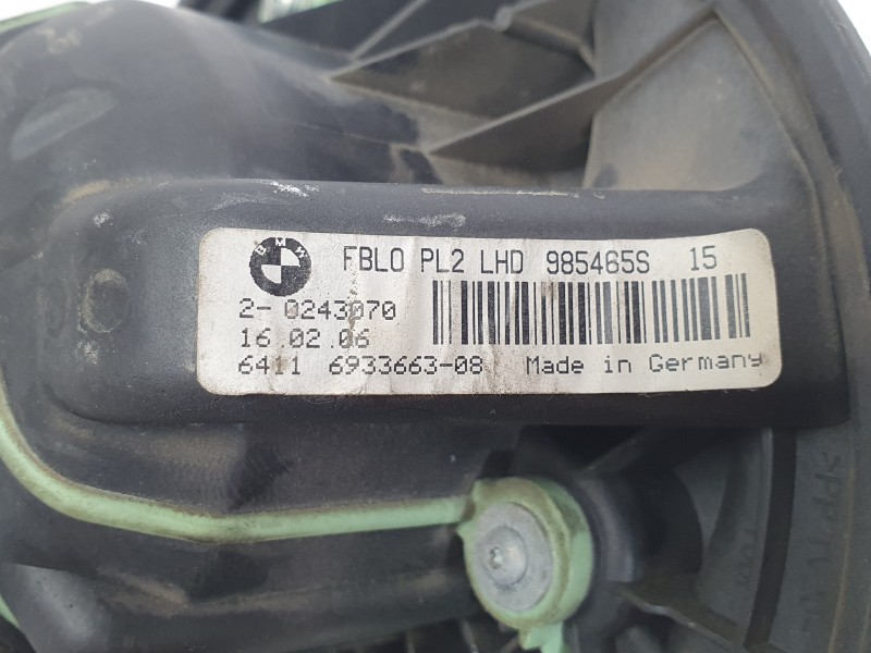 Recambio de ventilador calefaccion para bmw 3 (e90) 320 d referencia OEM IAM 64119227670  EWNBM005/2105310/2145310/2185310/34124