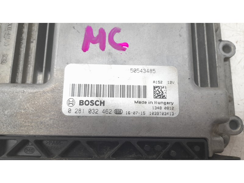 Recambio de centralita motor uce para alfa romeo giulia (952_) 2.2 d (952aem250, 952aea250) referencia OEM IAM 50543485 02810324