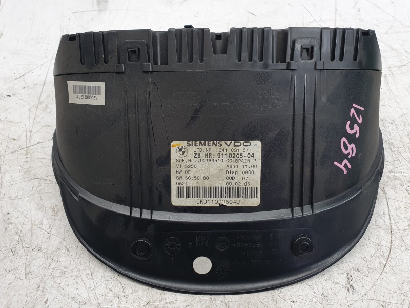 Recambio de cuadro instrumentos para bmw 3 (e90) 320 d referencia OEM IAM 62109316127  