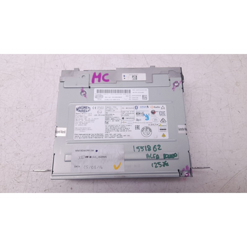Recambio de sistema navegacion gps para alfa romeo giulia (952_) 2.2 d (952aem250, 952aea250) referencia OEM IAM 50546585 503551