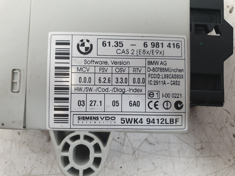 Recambio de modulo electronico para bmw 3 (e90) 320 d referencia OEM IAM 61356981416  