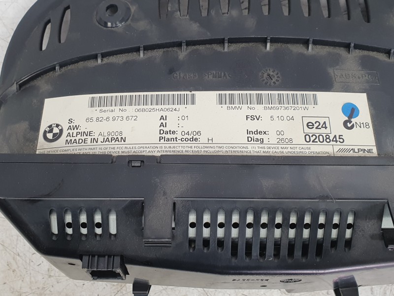 Recambio de pantalla multifuncion para bmw 3 (e90) 320 d referencia OEM IAM 65826973672  