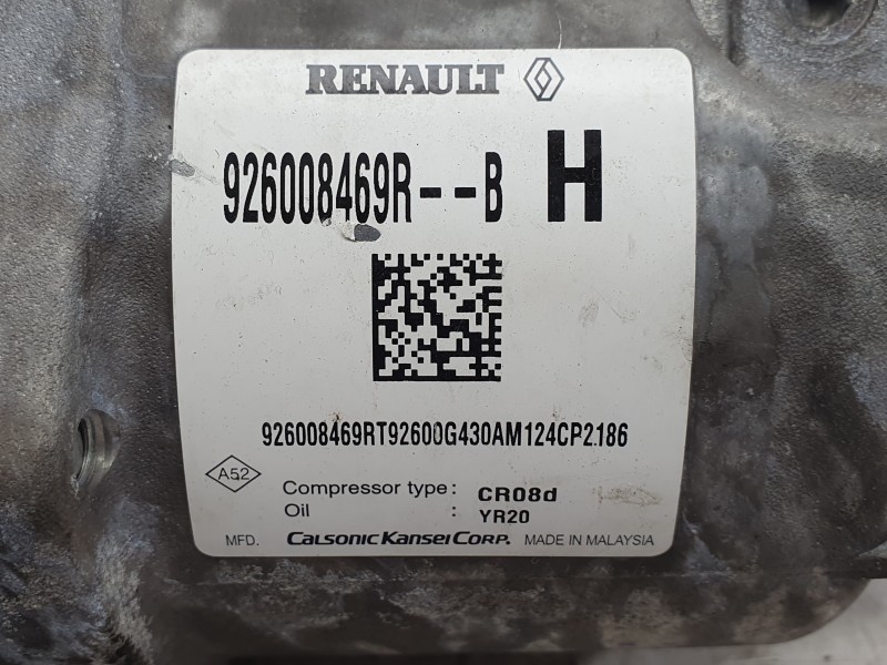 Recambio de compresor aire acondicionado para dacia sandero iii 1.0 tce 90 eco-g referencia OEM IAM 926008469R  